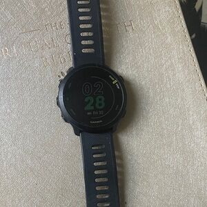 Garmin Black and Green Smartwatch